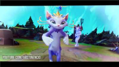 Just yuumi and lethality yuumi dancing B)