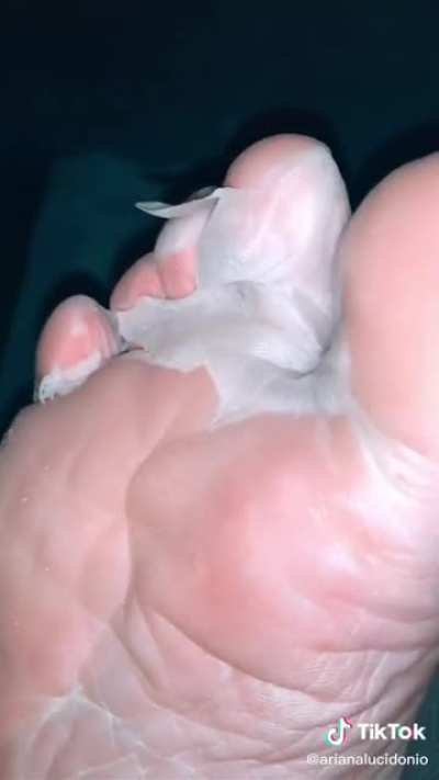 This has got to be a new Rule 34. &ldquo;You wanna fuck my feet? Weird!&rdquo; &ldquo;Nooo, I wanna fuck your foot skin.&rdquo; &ldquo;Ohh, ok cool, at first I was like, gross!&rdquo;