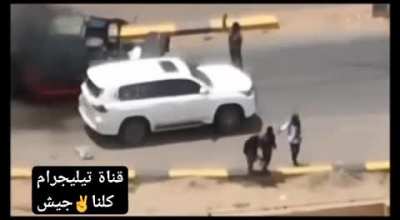 Sudanese Army suicide drones attacks RSF rebels crossing a bridge. 