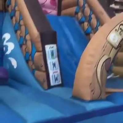 Hold my juice box while I launch myself down this bouncy cliff