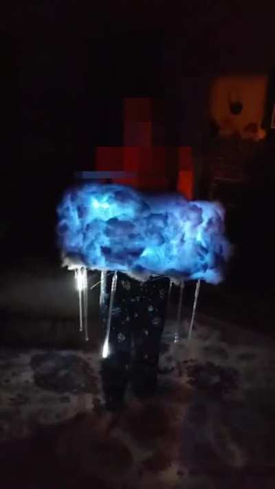 This incredible thunderstorm Halloween costume!