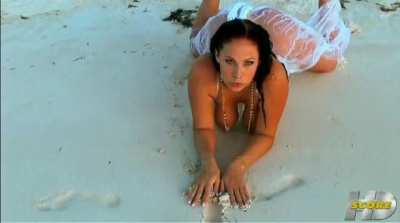 Playing around on the beach