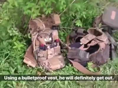 Ukrainian military uses their wits to regain the lost positions captured by the wild Marbled polecat
