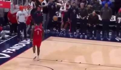 Zion&rsquo;s 360 dunk called by WWE&rsquo;s Jerry Lawler &amp;amp; Jim Ross