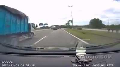 Guy was just cruising on the highway.. minding his business..