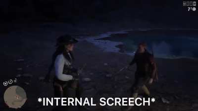 Picked up RDR2 for the 1st time in ages, got excited about the scenery, not looking at minimap, and then&hellip;