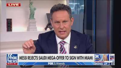 Fox's Brian Kilmeade on Lionel Messi coming to MLS' Inter Miami: "The only thing I worry about, he doesn't speak English, and I want to see him sit down and talk. One thing about David Beckham he learned to speak English for us, with an accent."