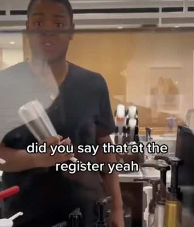 blursed barista