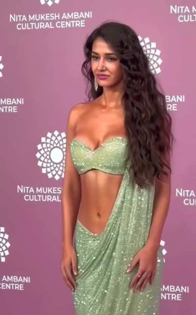Actress Disha Patani caused a stir for her revealing saree. As a belly fan, I love it 