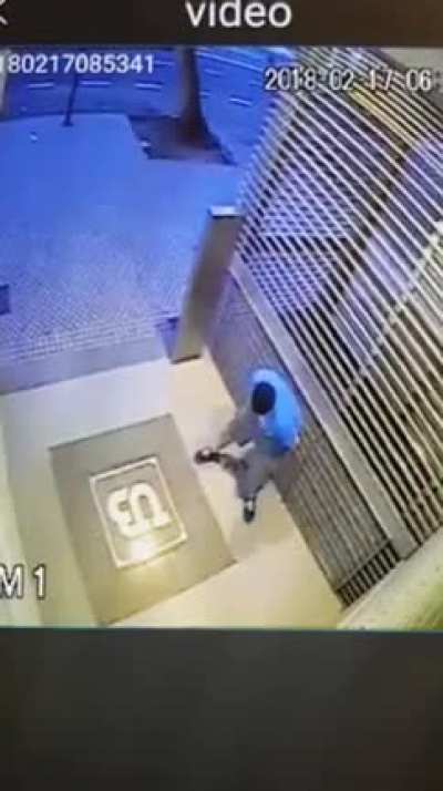 POS shits and slides in his POS, he shat inside store's property.