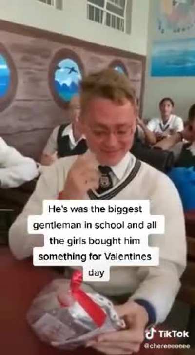The ultimate Chad. Stealing girls&rsquo; hearts with respect and kindness.