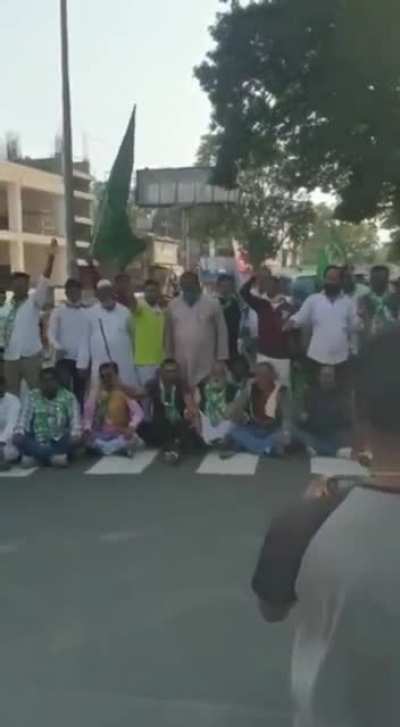 worng place for protest.....