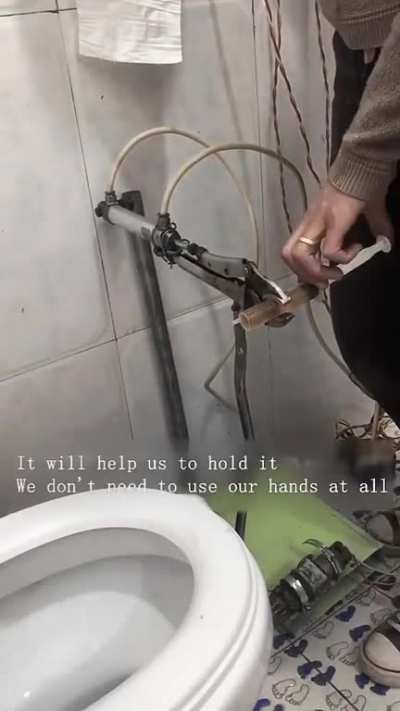 It can help to shake it at the end of the session