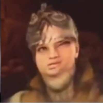 I tried making the handler do the dame da ne but as you can see it came out incredibly cursed.