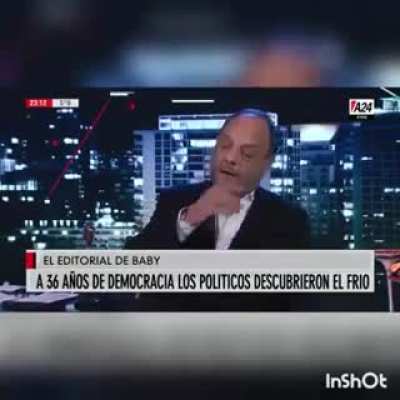 Baby Etchecopar y el fr&iacute;o
