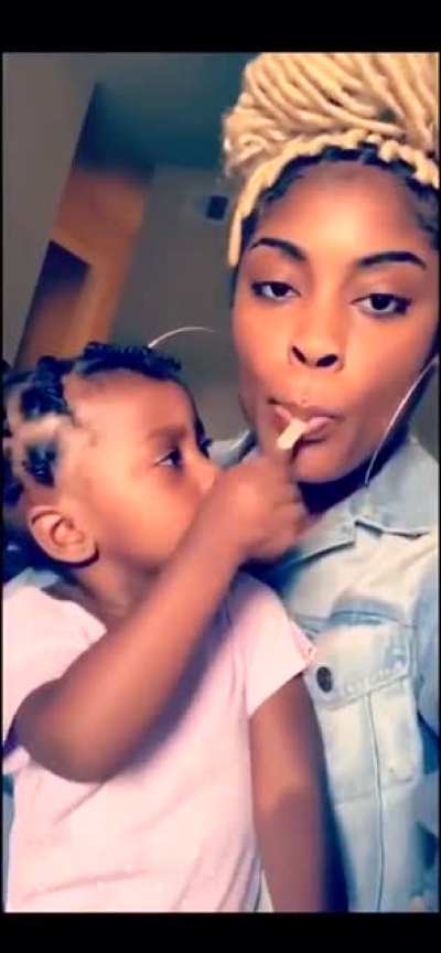 Sharing a popsicle
