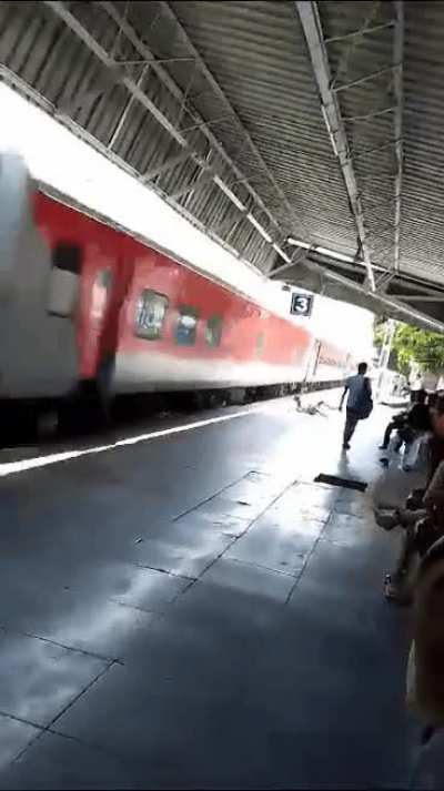 Jumping Out Of Train At 110 kmph