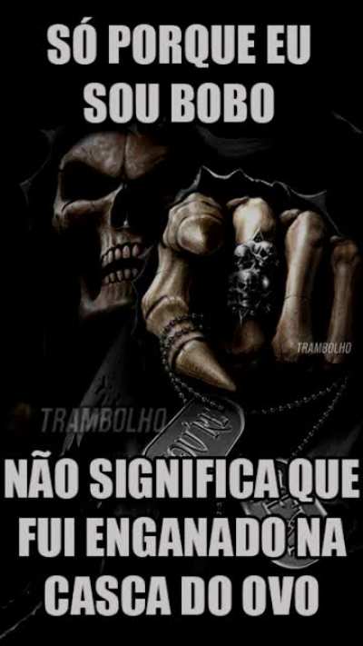 Lorde Caveira pode ser bobo, mas n&atilde;o foi enganado na casca do ovo