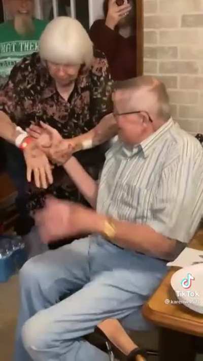 Married 60 years. Wife coming home after a long stay in the hospital. He had no idea