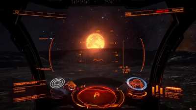 Moments like these give me goosebumps ; When the stars align and the music sync up as you depart from your ship.