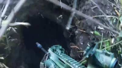 Assault and clearing of Russian positions in Donetsk region from the first person of Ukrainian intelligence officers