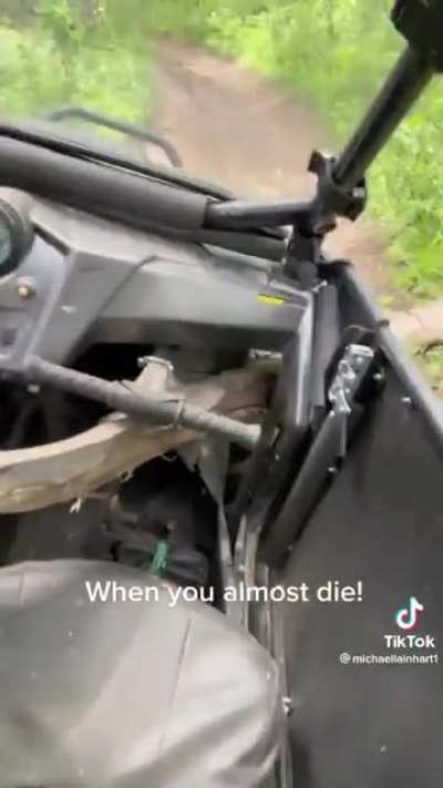 Inches from death