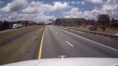 Come on guys, those tiny semis are so easy to miss in your blind spot.