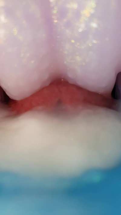Internal view of me splurting a super thick nut into Jormungandr