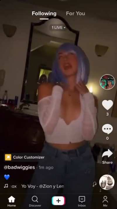 Nip slip (NSFW)