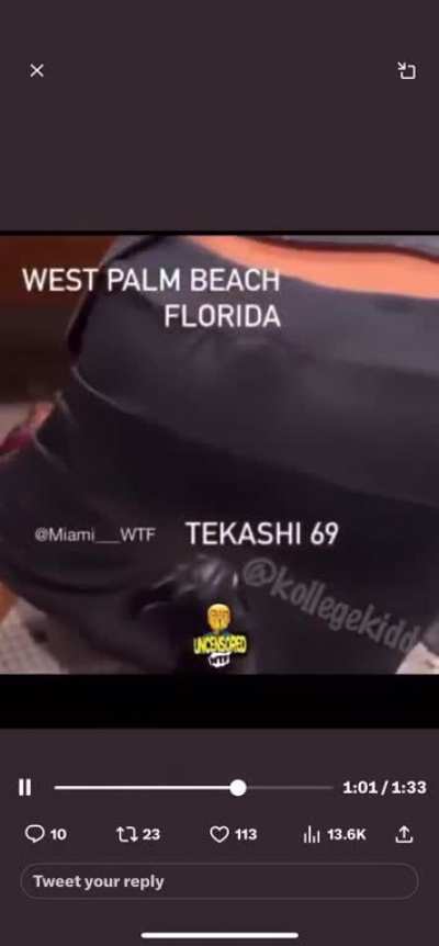 More video of 6ix9ine. (No sound)