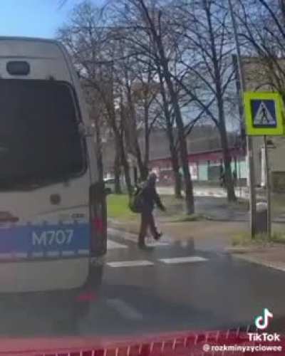 There was an attempt to cross the street.