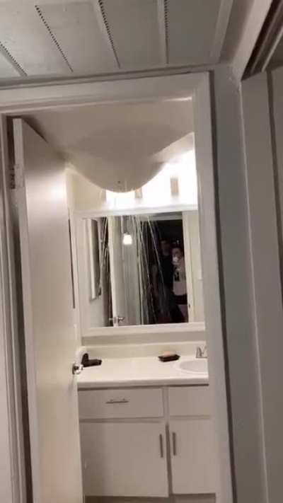 Ceiling's water broke