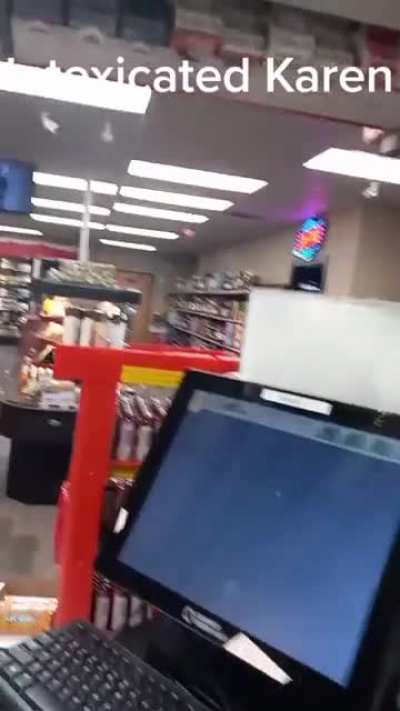 When she gets mad you have to count your register drawer.