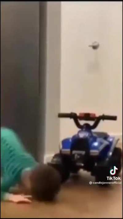 Why did he jump?
