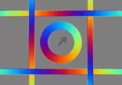 The only things moving in this video are the arrows. Nothing else