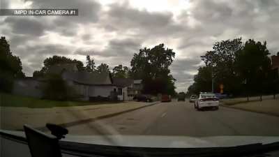 Indianapolis police get into a shootout with Keith Allender, who had attacked three of his neighbors and shot several cars while fleeing 5-29-2021