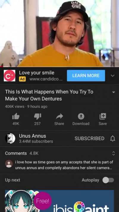 The ad