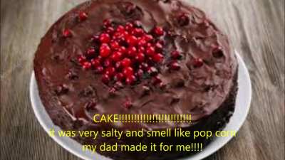 when cum is cooked it is salty also pee. pee is salty