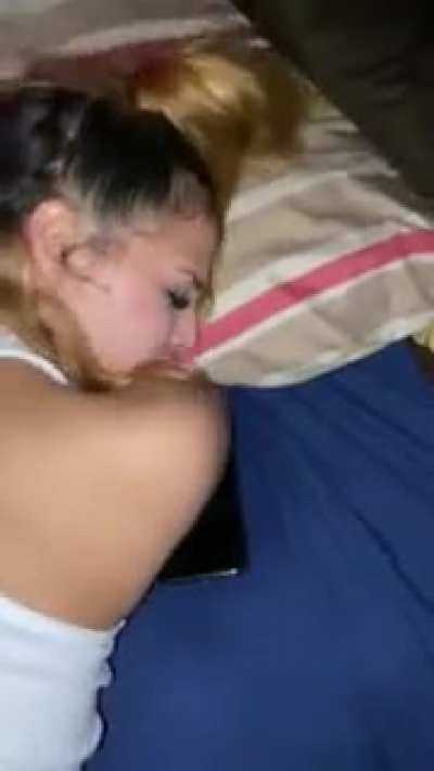 She can&rsquo;t handle dick while throwing it back😅