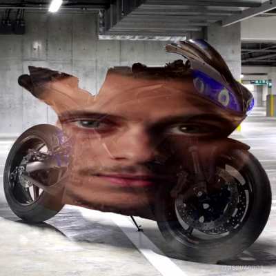 una moto