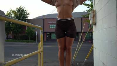 Almost caught with my shorts down [GIF]