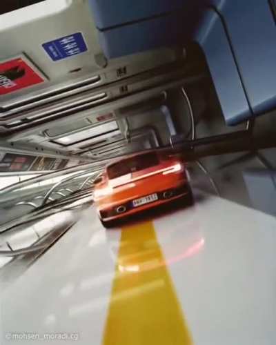 Riding subway
