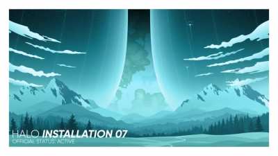 Made an animated Halo poster for Infinite's release