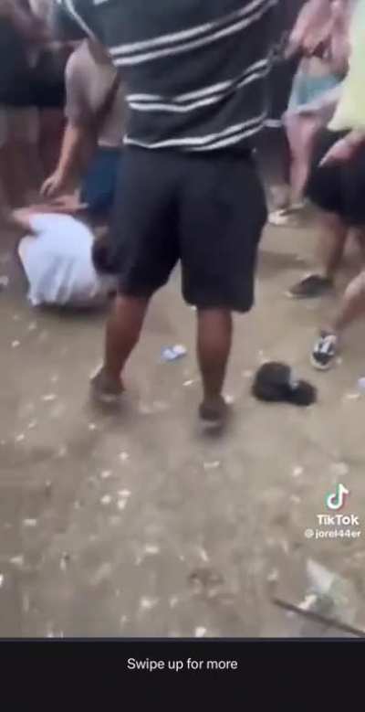 This happened at a ski mask concert