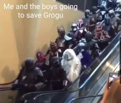Me and the boys/girls going to save Grogu! Can&rsquo;t wait for midnight!