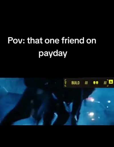 Never ask them to help out with stealth