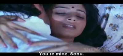 Madhuri Dixit and Jackie Shroff in Vardi (1989)
