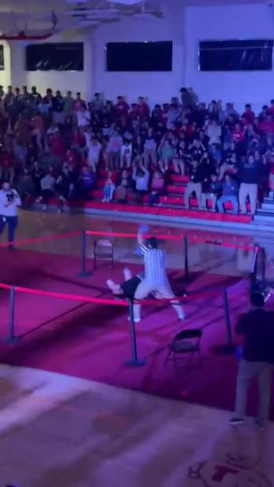 A really fun pep rally at my HS