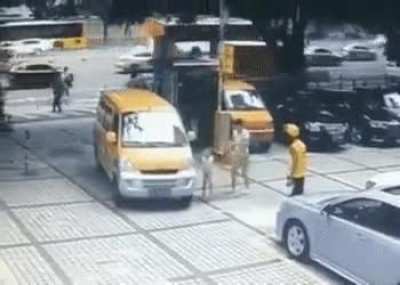 WCGW Attempting to have your child hit by a car for an insurance scam.