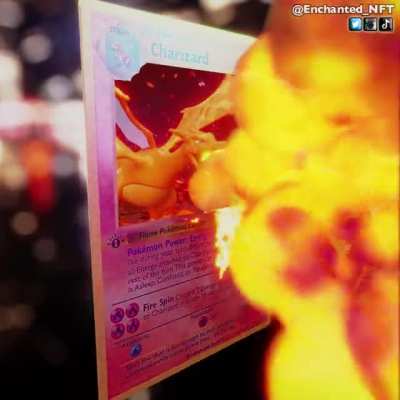 I made a 3D Charizard Pok&eacute;mon card in Blender!